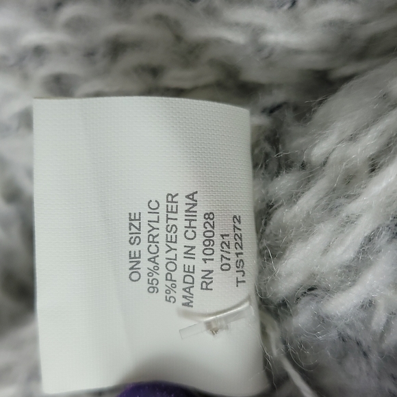 C&C California and Glove Set Gray one size - Picture 2 of 3